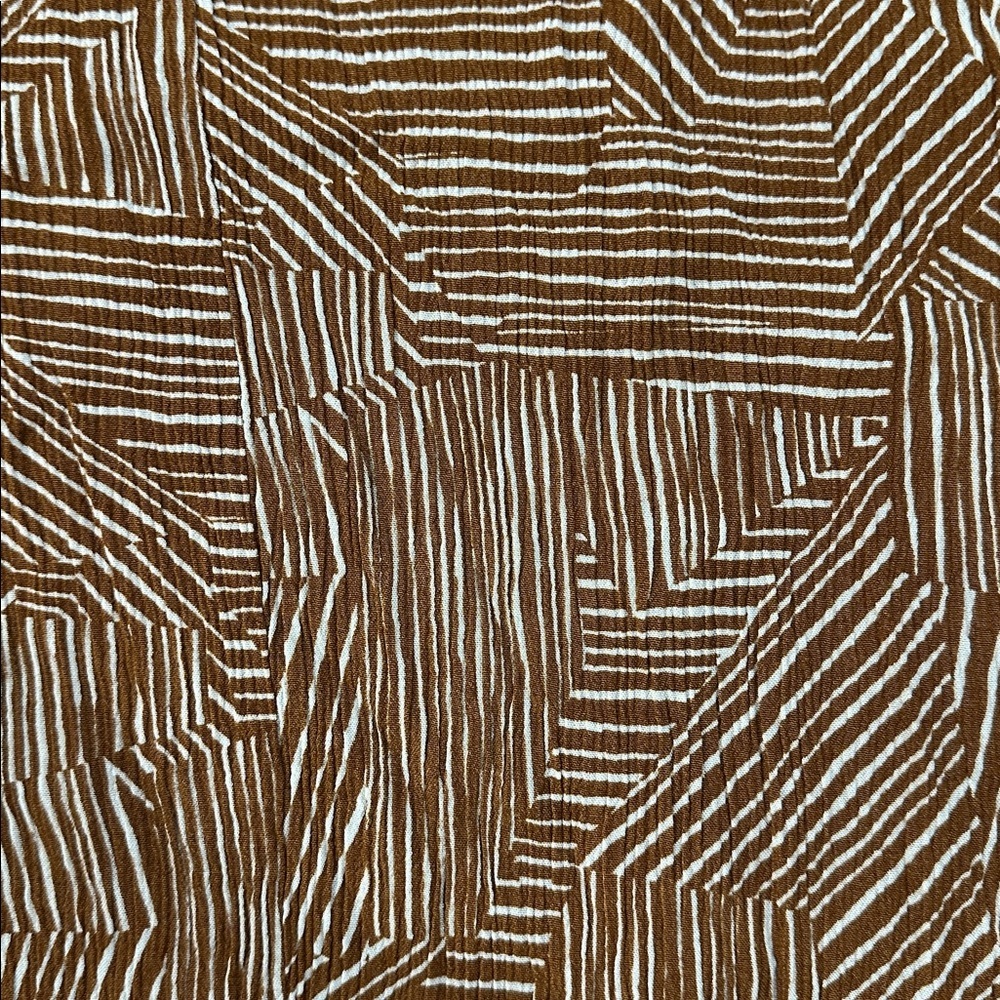 Penningtons Brown Geometric Maxi Dress - Picture 6 of 6
